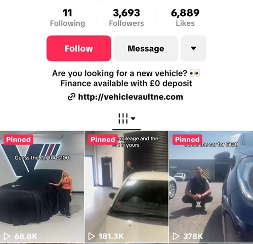 Dealers on TikTok